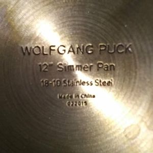 Wolfgang Puck 12 inch Simmer Pan With Lid